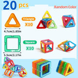 Medium Size Magnetic Building Blocks DIY Magnets Toys for Kids