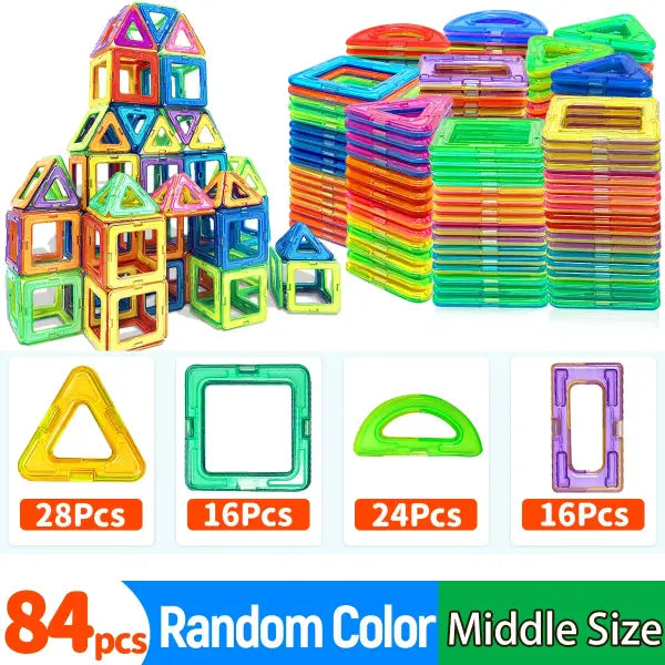 Medium Size Magnetic Building Blocks DIY Magnets Toys for Kids