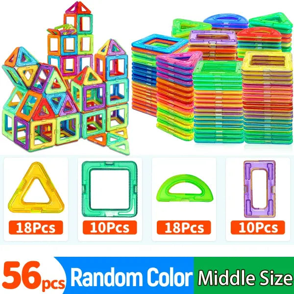 Medium Size Magnetic Building Blocks DIY Magnets Toys for Kids