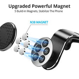 Magnetic Car Phone Holder Universal Fit Secure Air Vent GPS Support - NO 360 Rotate-S 1
