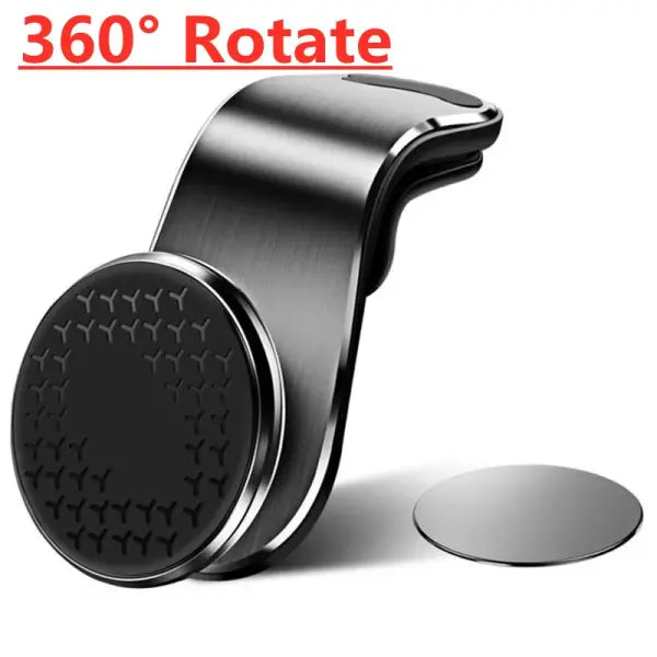 Magnetic Car Phone Holder Universal Fit Secure Air Vent GPS Support - NO 360 Rotate-S 1