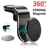 Magnetic Car Phone Holder Stand Air Vent Magnet Car Mount GPS Smartphone Mobile Support In Car Bracket for iPhone