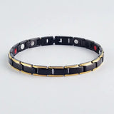 Magnetic Therapy Women’s Ankle Bracelet – Energy Balance Anklet - black gold