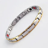 Magnetic Therapy Women’s Ankle Bracelet – Energy Balance Anklet - silver gold