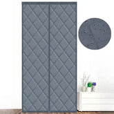 Magnetic Thermal Insulated Door Curtain Energy-Saving Privacy-Protecting Windproof Waterproof Cotton Curtain for Heater