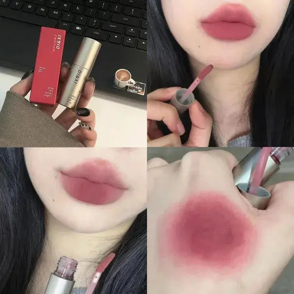 Matte Brown Lip Glaze in Latte Coffee Shade for a Bold Look - 06