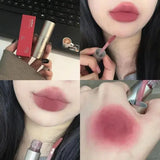 Matte Brown Lip Glaze in Latte Coffee Shade for a Bold Look - 06