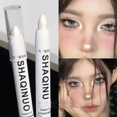 Matte Eyeshadow Stick White Eyeliner Shimmer Silver Highlighter Pen - S857-01
