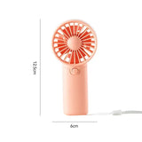 Meet Sun Portable Mini Fan Lightweight Plastic AA Battery Air Cooler - pink(no battery)