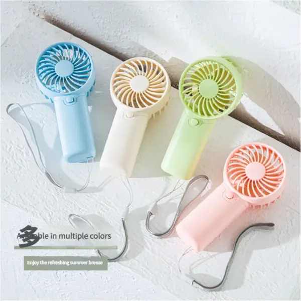MEET SUN Portable Fan Convenient Creative Small Fan Pocket Hand-held Fan Lightweight AA Battery Handheld Mini Fan Air