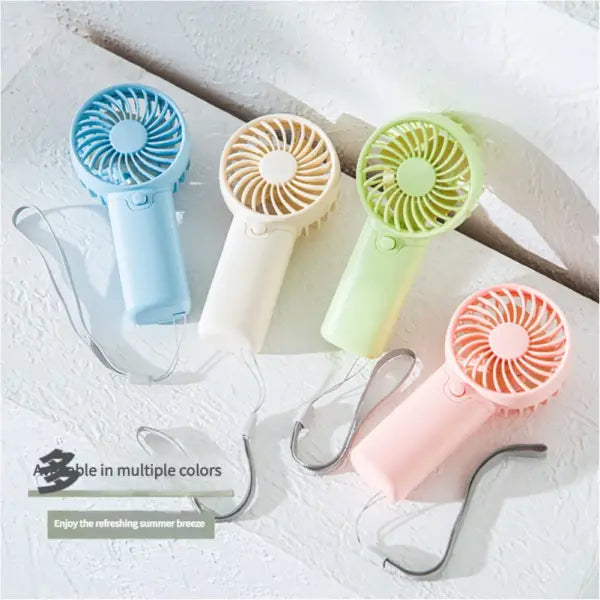 Meet Sun Portable Mini Fan Lightweight Plastic AA Battery Air Cooler