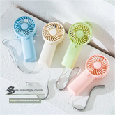 MEET SUN Portable Fan Convenient Creative Small Fan Pocket Hand-held Fan Lightweight AA Battery Handheld Mini Fan Air