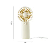 Meet Sun Portable Mini Fan Lightweight Plastic AA Battery Air Cooler - white(no battery)