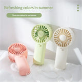 Meet Sun Portable Mini Fan Lightweight Plastic AA Battery Air Cooler