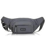 Canvas Fit Waistpack Polyester Fanny Pack for Running Casual Use - Grey
