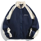 Men Cotton Zipper Jacket for 20-165cm - W15 Dark Blue / M