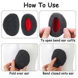 Winter Fleece Ear Warmers – Bandless Earmuffs for Men Women & Kids