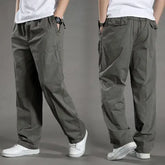Men’s Cargo Pants Summer Spring Cotton Work Wear New In Large Size 6XL Casual Climbing Joggers Sweatpants Hombre Autumn