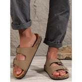 Men’s Fashionable Waterproof Slippers: Non-Slip Versatile Slip-Ons for Home & Outdoor