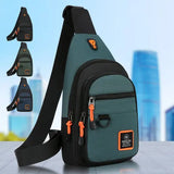Waterproof Leisure Outdoor Hiking Bike Shoulder Bag with Silt Pocket