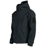 Men’s Military Soft Shell Jacket - Black SYP888 / 4XL 95-105KG