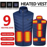 Men’s Polyester Thermal Power Stretch Jacket - 9 Areas Blue / Asian Size S