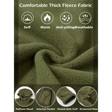 Men’s Tactical Fleece Jacket – Winter Hooded Military Outdoor Coat