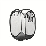 Mesh Pop-up Laundry Basket Laundry Basket Foldable Dirty Clothes Storage Basket Large Capacity Storage Basket
