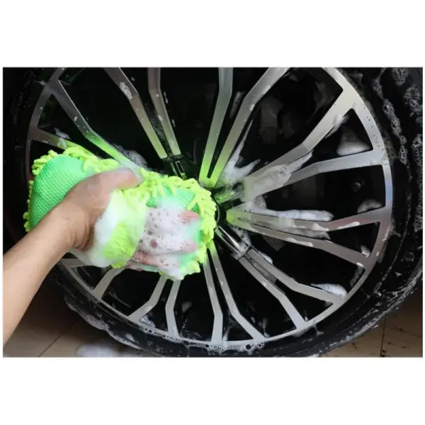 Microfiber Car Washer Detailing Brushes Kit – Scratch Free Auto Care - green
