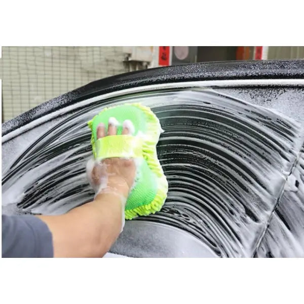 Microfiber Car Washer Detailing Brushes Kit – Scratch Free Auto Care - green