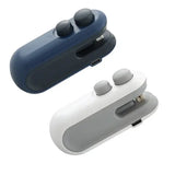 Rechargeable Mini Bag Sealer and Portable Heat Sealer for Food Bags - 1PC White 1PC Blue
