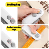 Rechargeable Mini Bag Sealer and Portable Heat Sealer for Food Bags