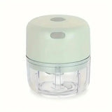 Mini Electric Chopper USB Rechargeable Garlic and Vegetable Chopper - Green 100ML