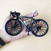 Mini Finger Mountain Bike Diecast Model Alloy Bicycle Simulation Collection Die Casting Racing Metal Bike Toys for Boy
