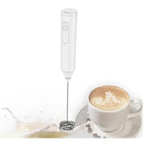 Mini Milk Frother USB Rechargeable Coffee Whisk – 3 Speeds Foam Maker - black / <0.5L