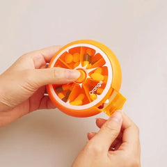 Mini Portable Vitamin Pill Box for 7-Day Tablet Organization - Himpall