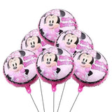 Minnie Mouse Decorations for Enchanting Disney Birthday Celebrations - 6pcs D
