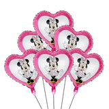 Minnie Mouse Decorations for Enchanting Disney Birthday Celebrations - 6pcs E