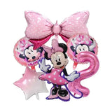 Minnie Mouse Decorations for Enchanting Disney Birthday Celebrations - 6pcs set 2