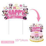 Minnie Mouse Decorations for Enchanting Disney Birthday Celebrations - 1pcs Cake Topper