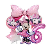 Minnie Mouse Decorations for Enchanting Disney Birthday Celebrations - 6pcs set 6