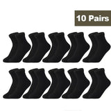 Miraly Women’s Thick Casual Low Tube Socks 10 Pair Pack - 10Pairs Black