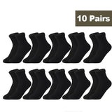 Miraly Women’s Thick Casual Low Tube Socks 10 Pair Pack - 10Pairs Black