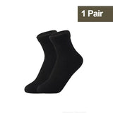 Miraly Women’s Thick Casual Low Tube Socks 10 Pair Pack - 1Pair Black