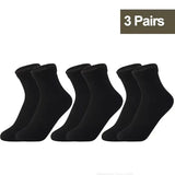 Miraly Women’s Thick Casual Low Tube Socks 10 Pair Pack - 3Pairs Black