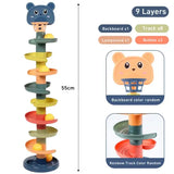 Montessori Toys Baby Track Rolling Ball Children Sensory Toy - 9 layers