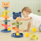 Montessori Toys Baby Track Rolling Ball Children Sensory Toy