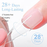 Clear Solid Nail Building Gel for Bubble-free Application