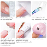 Clear Solid Nail Building Gel for Bubble-free Application