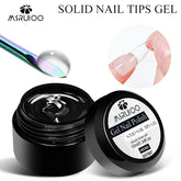 Clear Solid Nail Building Gel for Bubble-free Application